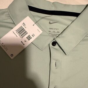 Nike Men's Polo Shirt - Mint Green